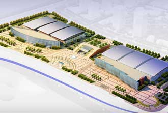 合肥家博会展馆:合肥骆岗公园航南广场